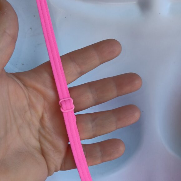 Dream Girl Hot Pink Garter/Slip with Thong Panty Never Worn Display  Sz Med - Picture 9 of 9